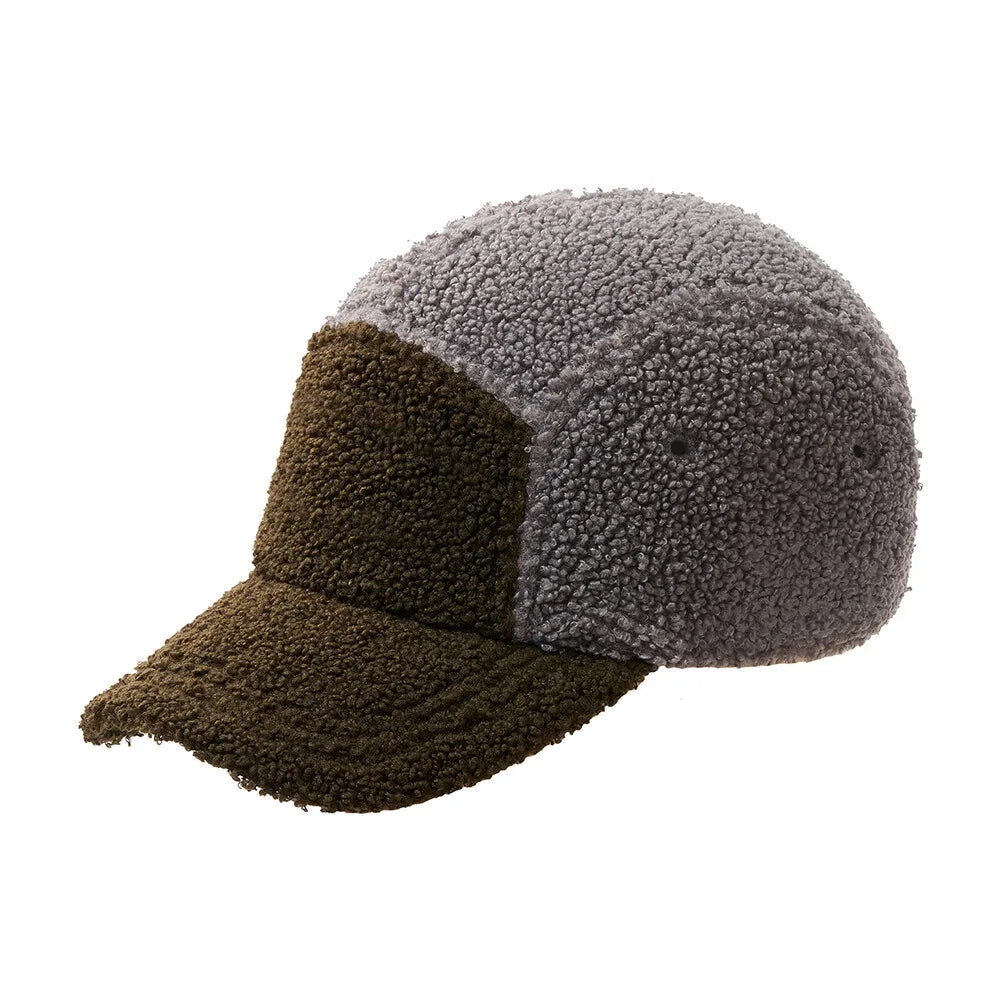 New Winter Men Women Baseball Cap Men Artificial Lamb Wool Duck Tongue Hats Warm Hat Solid Tide Warm Plush Cap