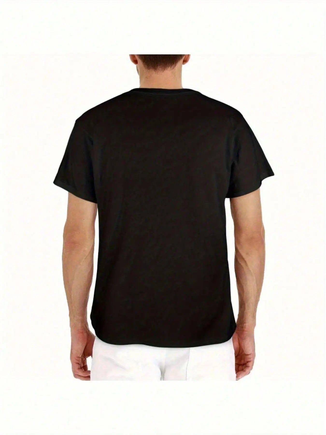 Boots On The Ground Western Cowboy Boot Graphic T-Shirt for Men - Black with Red & White Floral Print,