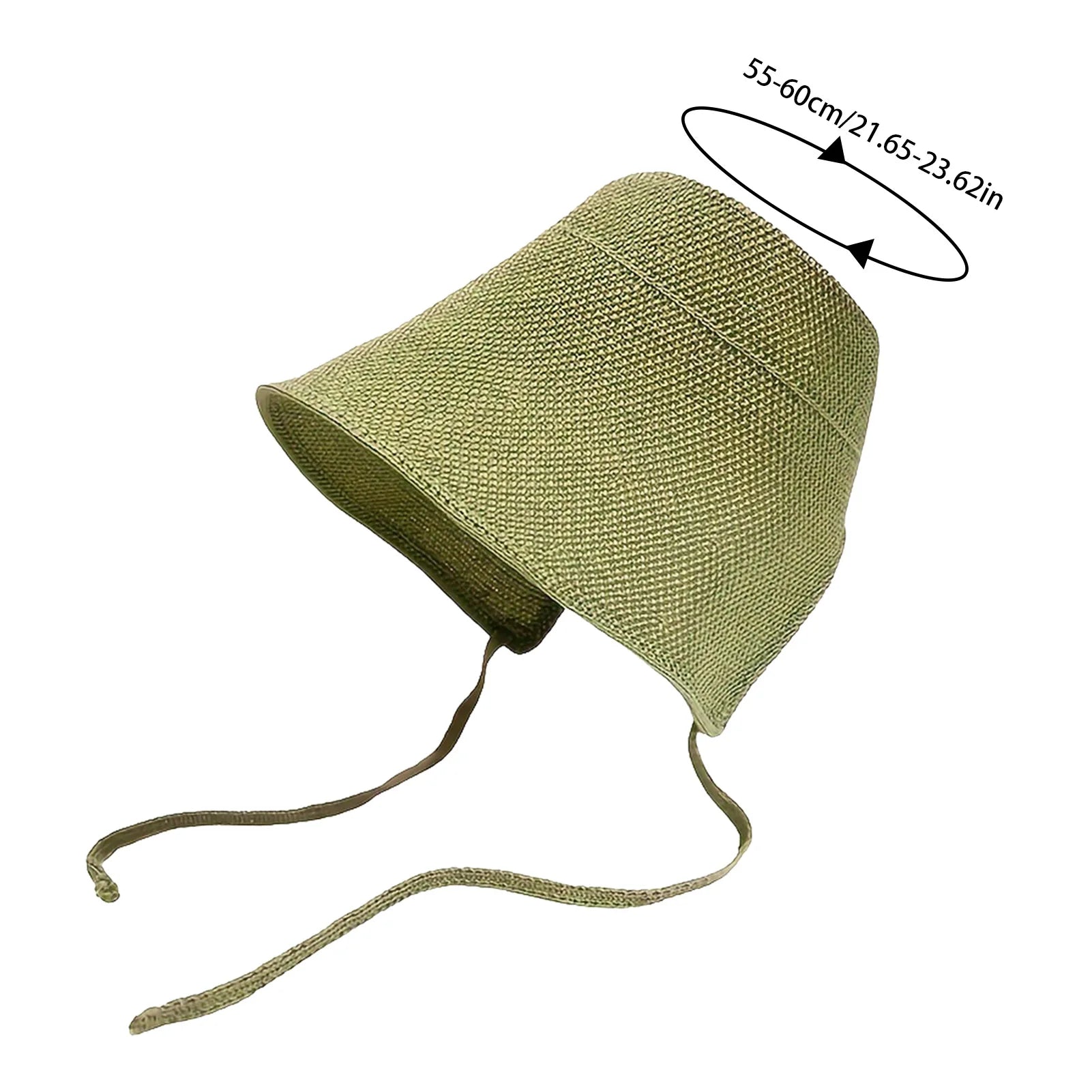 Women's Trendy Bucket Hat Drawstring Outdoor Breathable Summer Hats for Home Office Travel Hiking MIAO-US