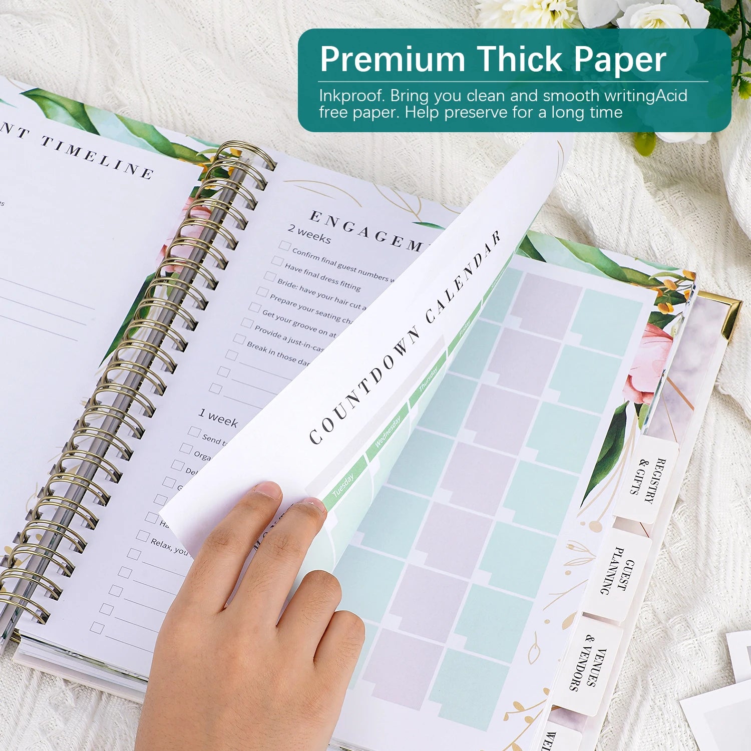 DIY Photo Album Wedding Guest Book Marry Planner Book Hardcover Wedding Diary Commemorative Wedding Diary Engagement Gift