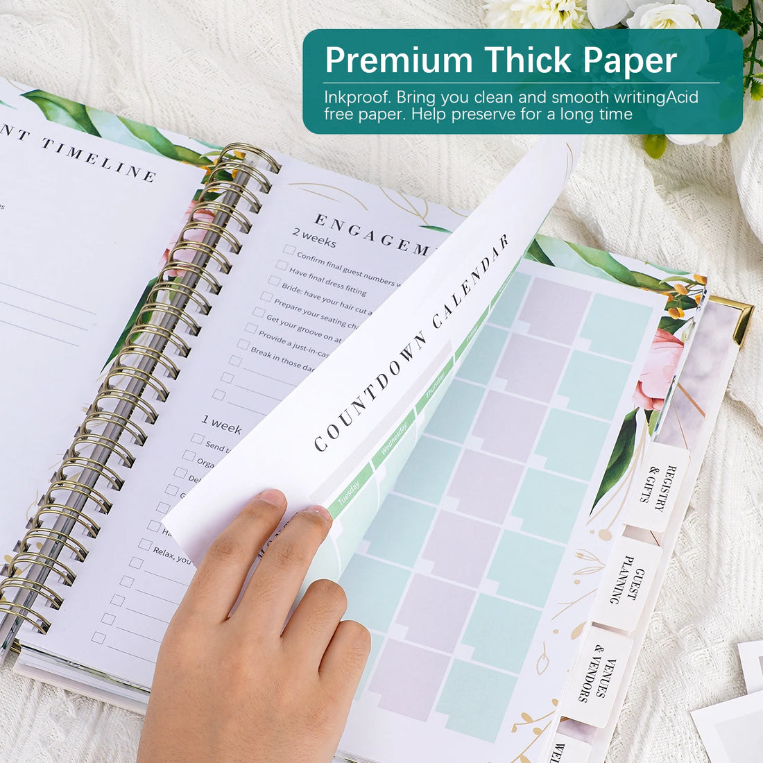 DIY Photo Album Wedding Guest Book Marry Planner Book Hardcover Wedding Diary Commemorative Wedding Diary Engagement Gift