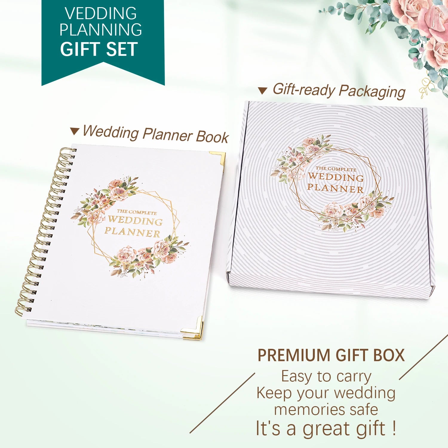 DIY Photo Album Wedding Guest Book Marry Planner Book Hardcover Wedding Diary Commemorative Wedding Diary Engagement Gift