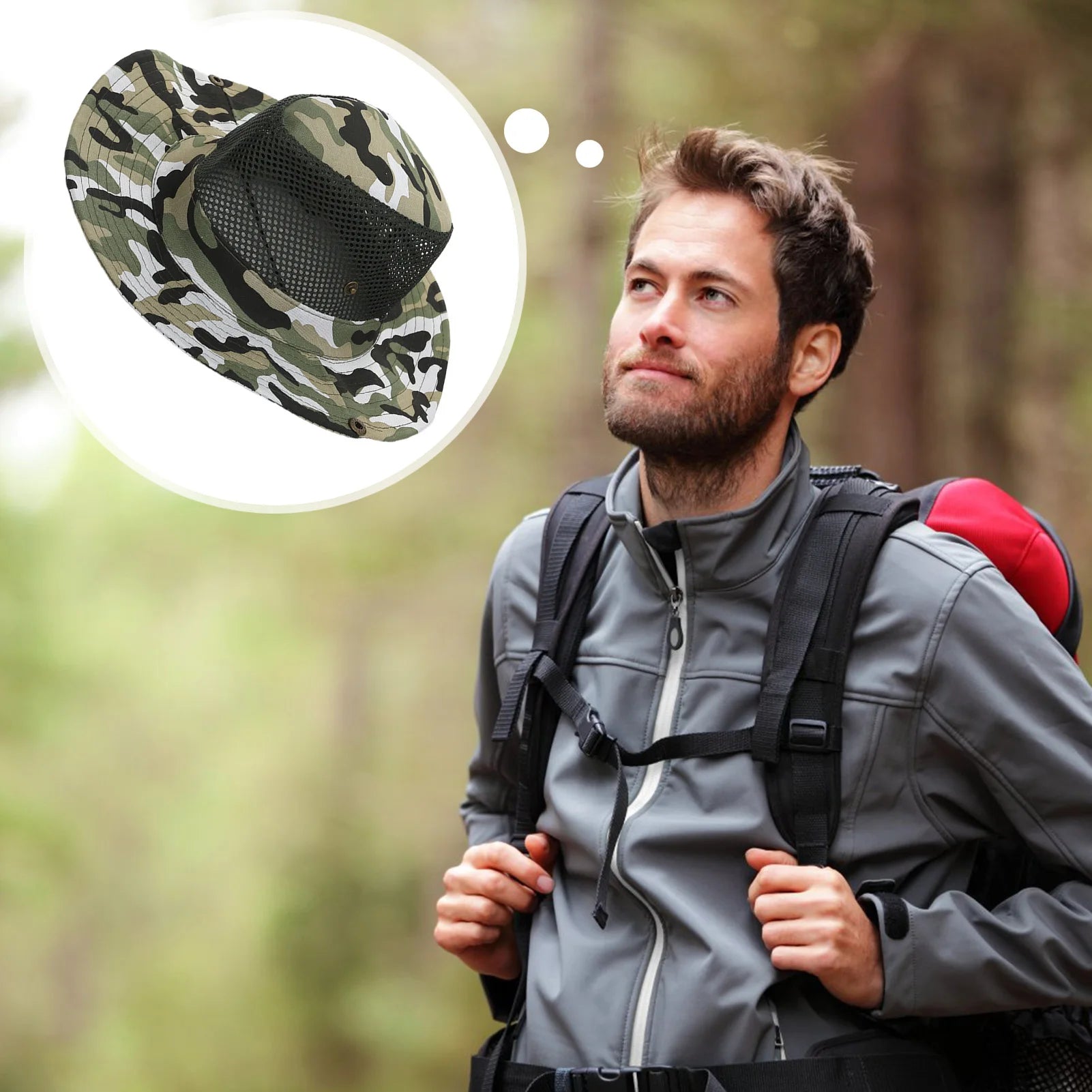 Summer Bucket Hats Hollow out Breathable Wide Brim Fisherman Hat Drawstring UV Protection Casua Hats for Outdoor Travel Hiking