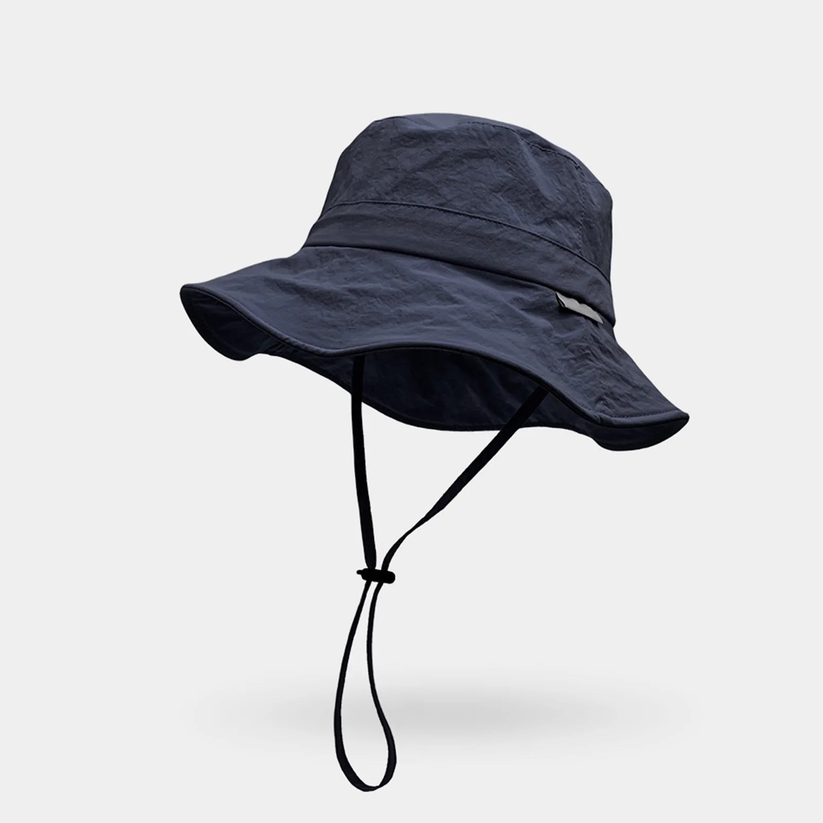 Classic Wide Brim Bucket Hat Drawstring Outdoor Breathable Summer Hats for Friend Family Neighbors Gift MIAO-US