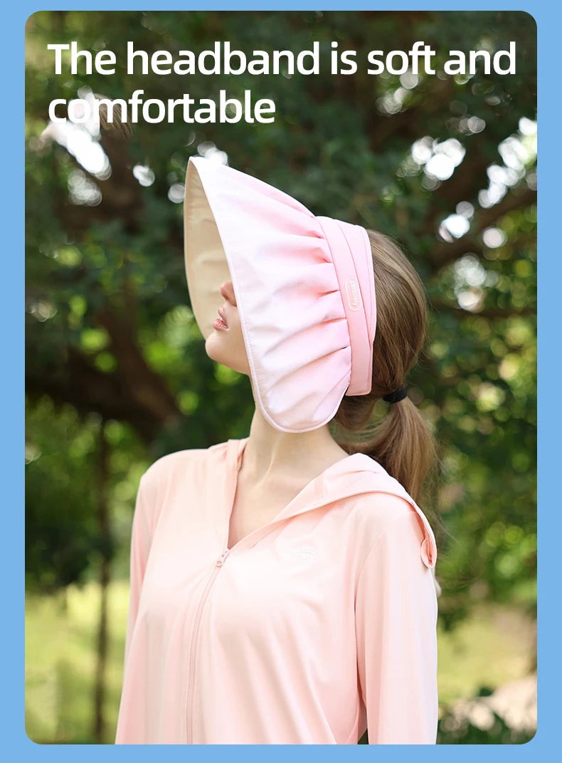 OhSunny Wide Brim Sun Hat,UPF50+ UV Protection Summer Vacation Shell Hats,Packable Lightweight Sun Visor for Women Beach Travel