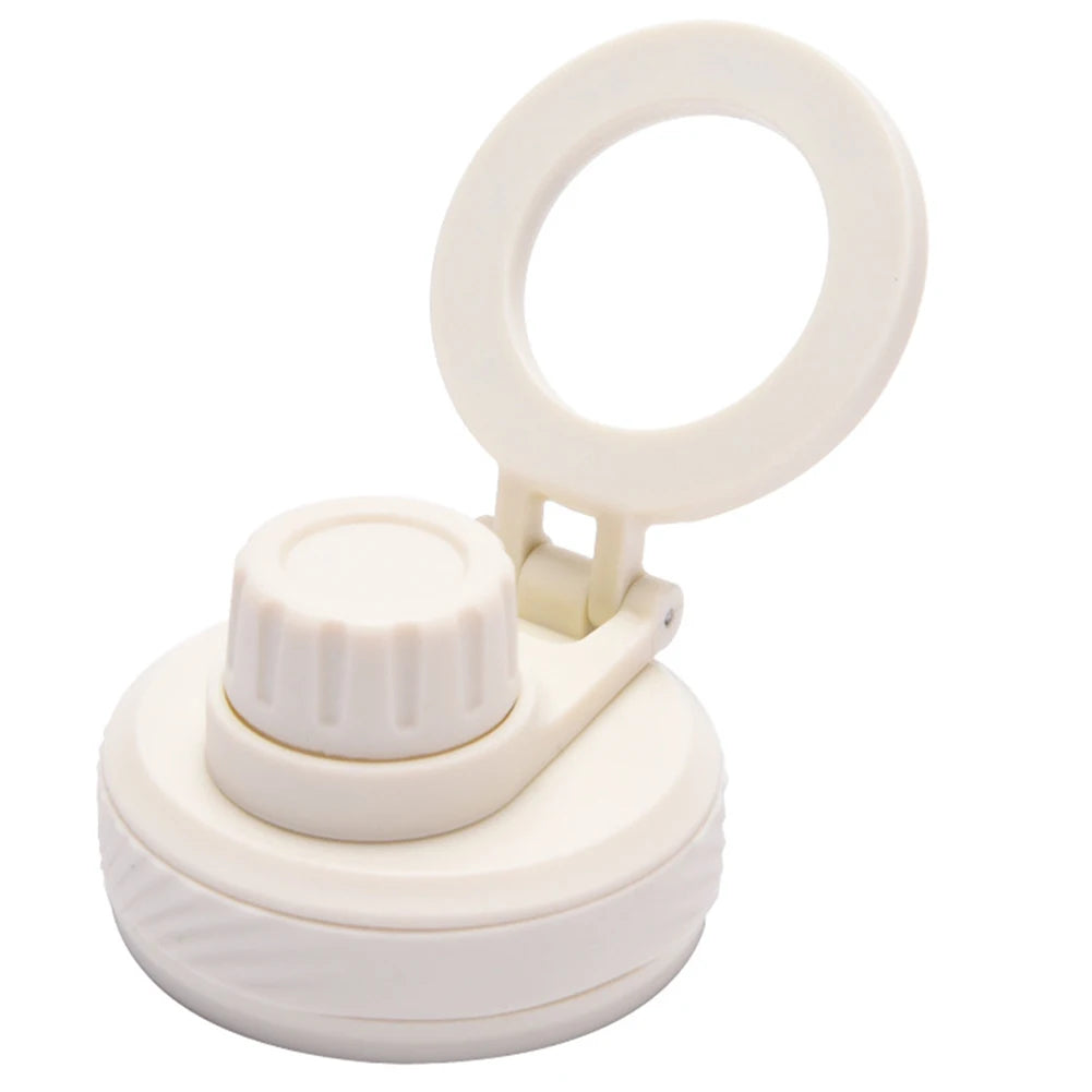 Double Vacuum Insulated Bottle Lid with Phone Holder Sports Water Bottle Lid Leak Proof Insulated Bottle Lid for Outdoor Sports