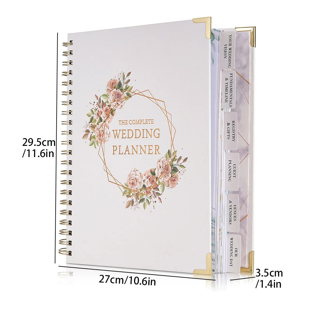 DIY Photo Album Wedding Guest Book Marry Planner Book Hardcover Wedding Diary Commemorative Wedding Diary Engagement Gift