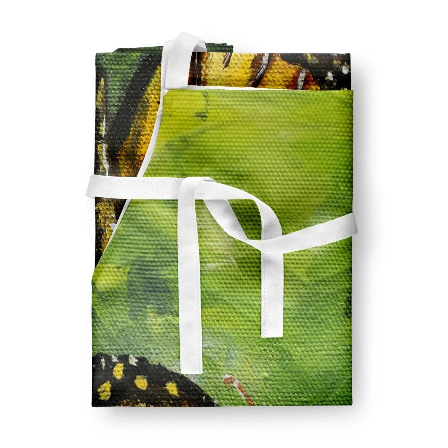 NEW Monarch Glover Fly Butterfly Apron Cooking Kitchen Server Baking Crafts Gardening for Adult Women Men Unisex Large Multicol