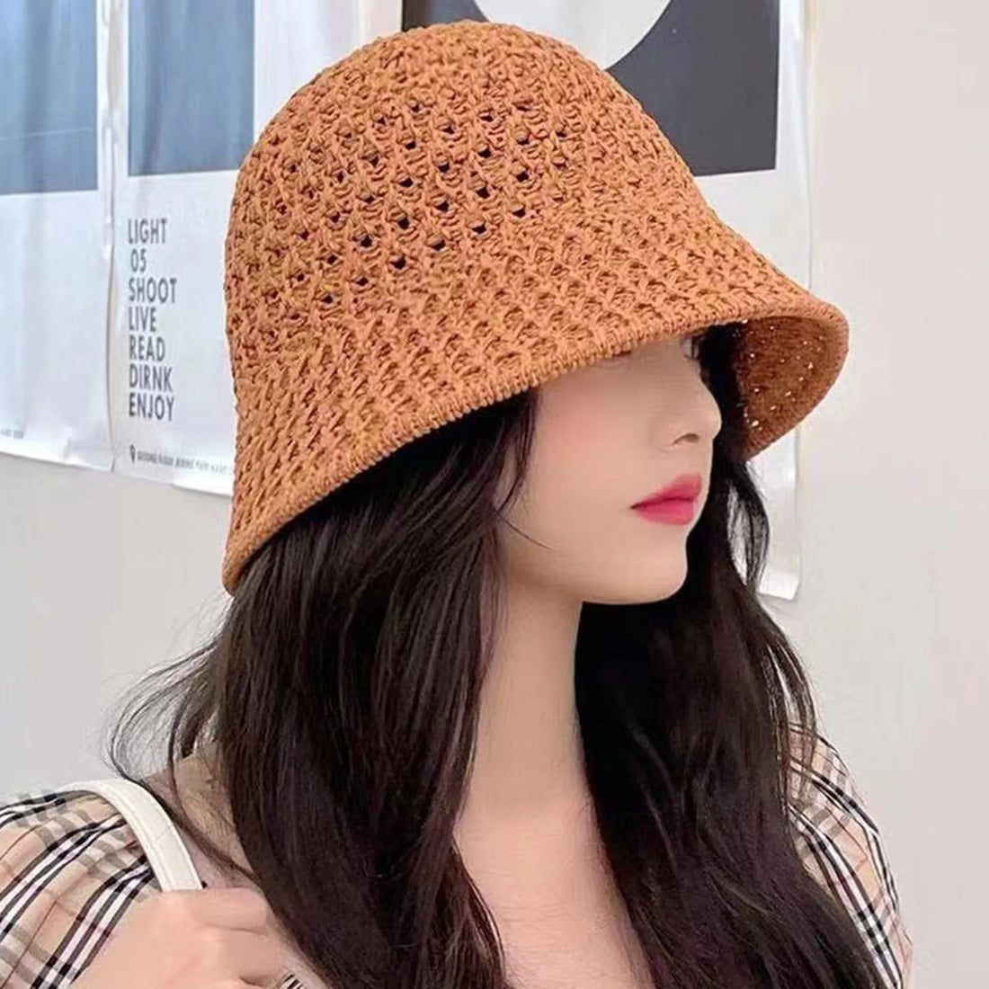 Summer Hiking Fisherman Hat Hollow Out Lightweight Windproof Fisherman Hats for Friend Family Neighbors Gift MIAO