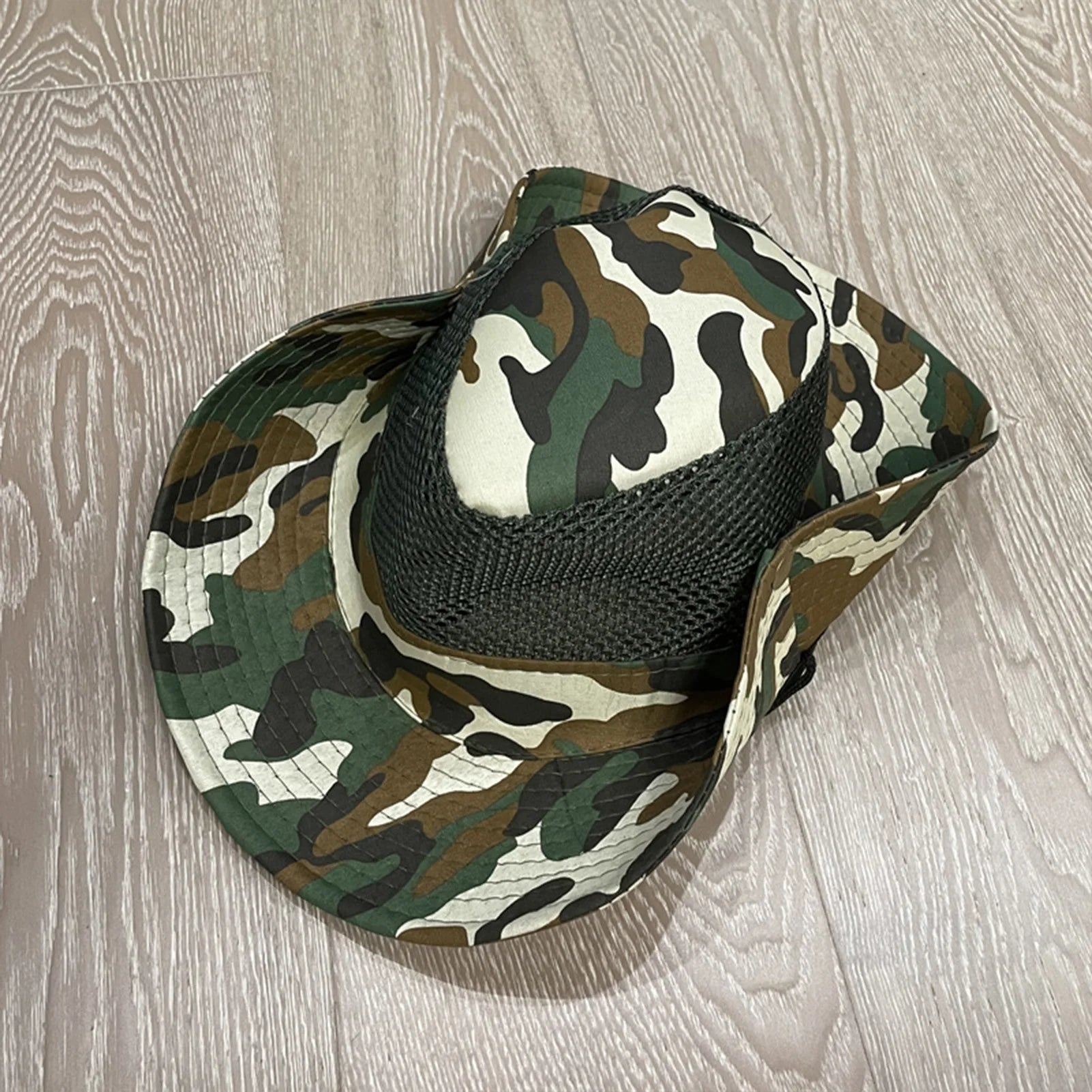Summer Bucket Hats Hollow out Breathable Wide Brim Fisherman Hat Drawstring UV Protection Casua Hats for Outdoor Travel Hiking