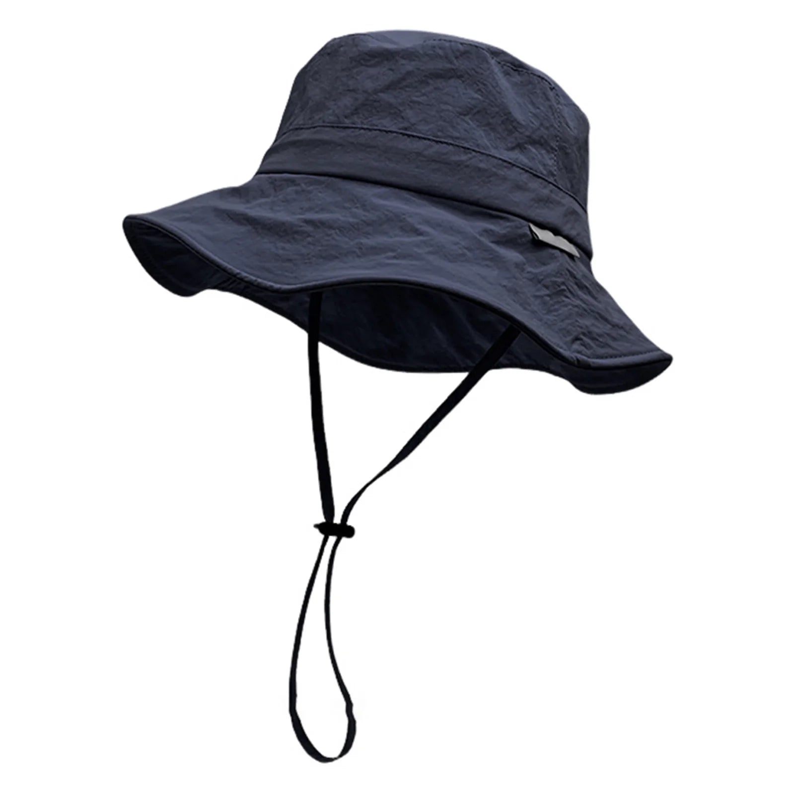 Classic Wide Brim Bucket Hat Drawstring Outdoor Breathable Summer Hats for Friend Family Neighbors Gift MIAO-US