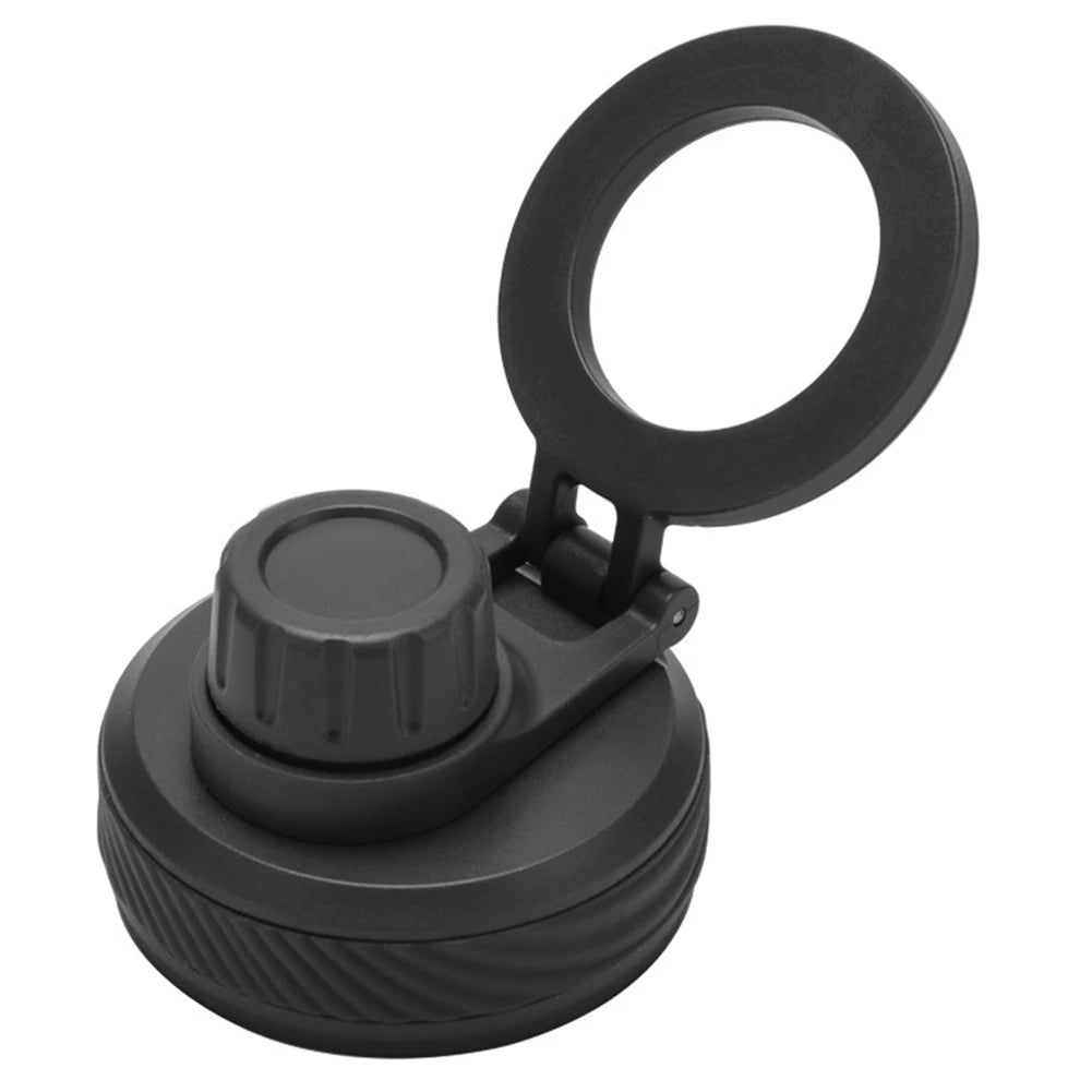 Double Vacuum Insulated Bottle Lid with Phone Holder Sports Water Bottle Lid Leak Proof Insulated Bottle Lid for Outdoor Sports