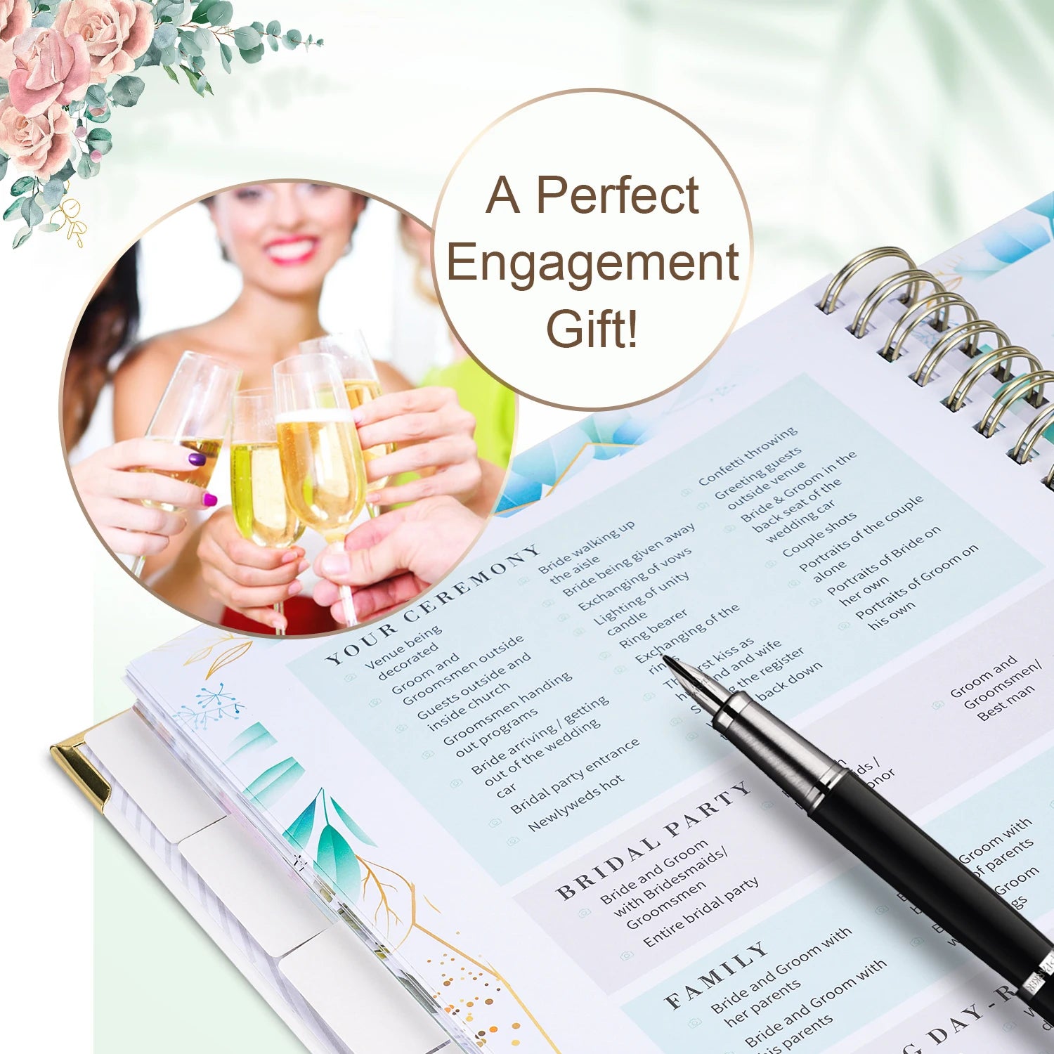 DIY Photo Album Wedding Guest Book Marry Planner Book Hardcover Wedding Diary Commemorative Wedding Diary Engagement Gift