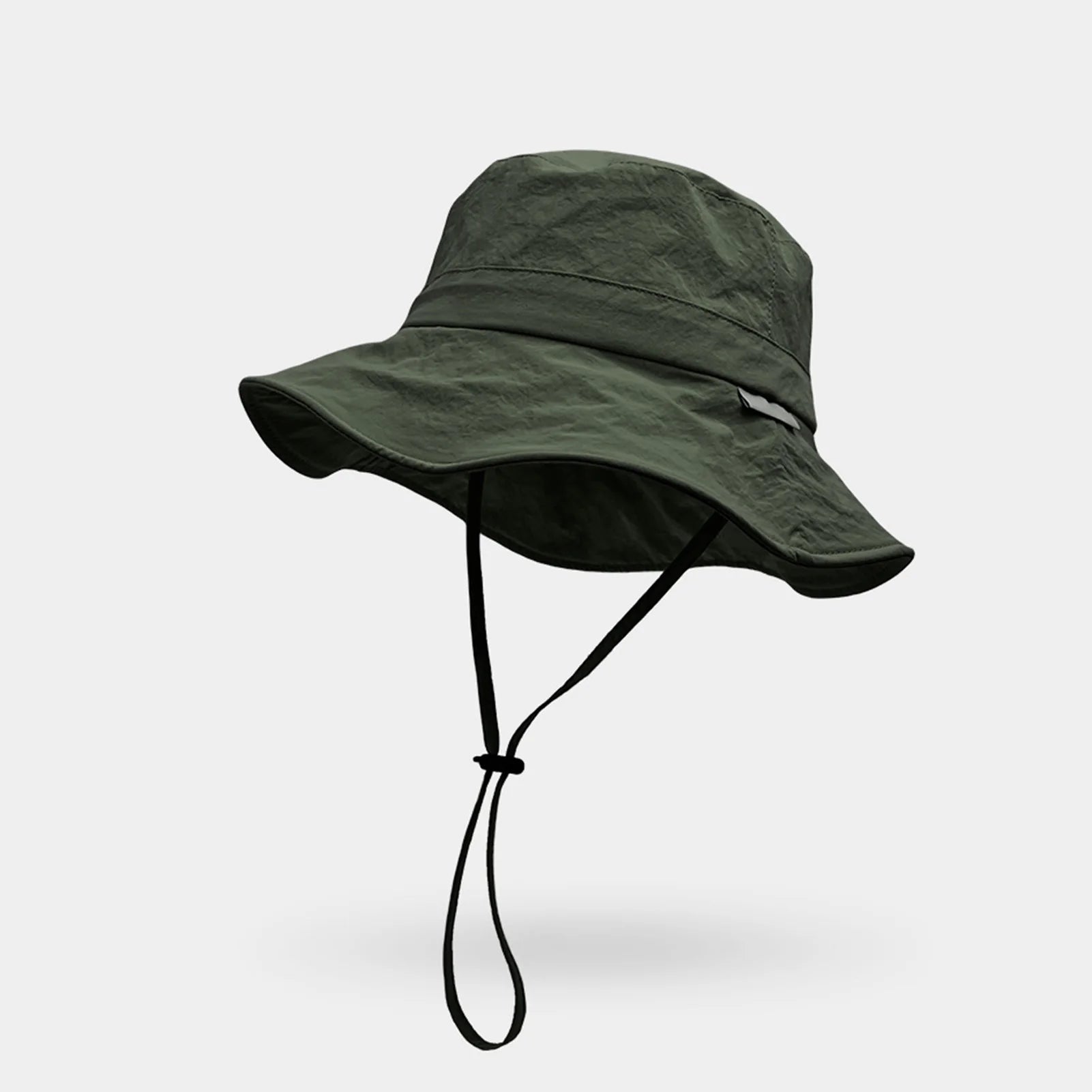 Classic Wide Brim Bucket Hat Drawstring Outdoor Breathable Summer Hats for Friend Family Neighbors Gift MIAO-US