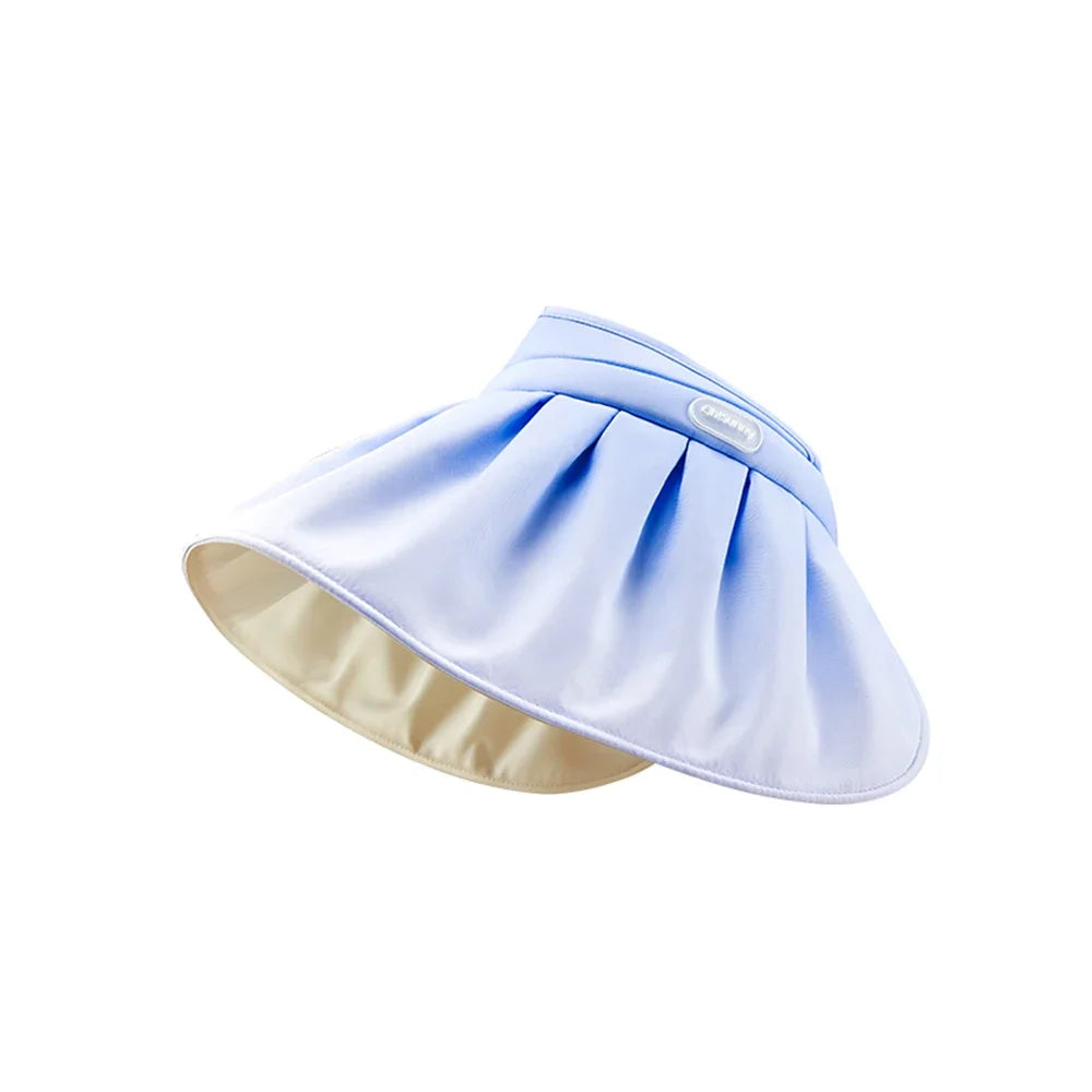 OhSunny Wide Brim Sun Hat,UPF50+ UV Protection Summer Vacation Shell Hats,Packable Lightweight Sun Visor for Women Beach Travel