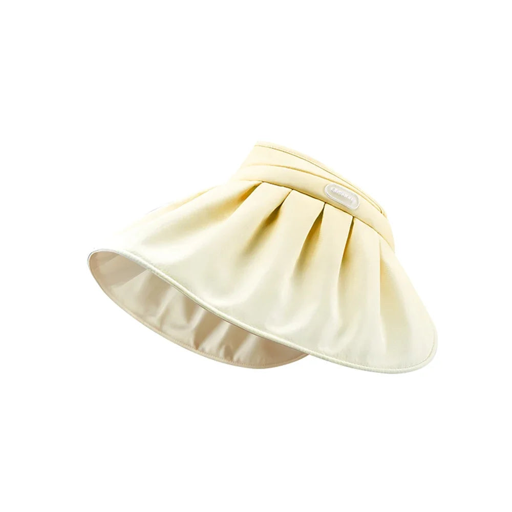 OhSunny Wide Brim Sun Hat,UPF50+ UV Protection Summer Vacation Shell Hats,Packable Lightweight Sun Visor for Women Beach Travel