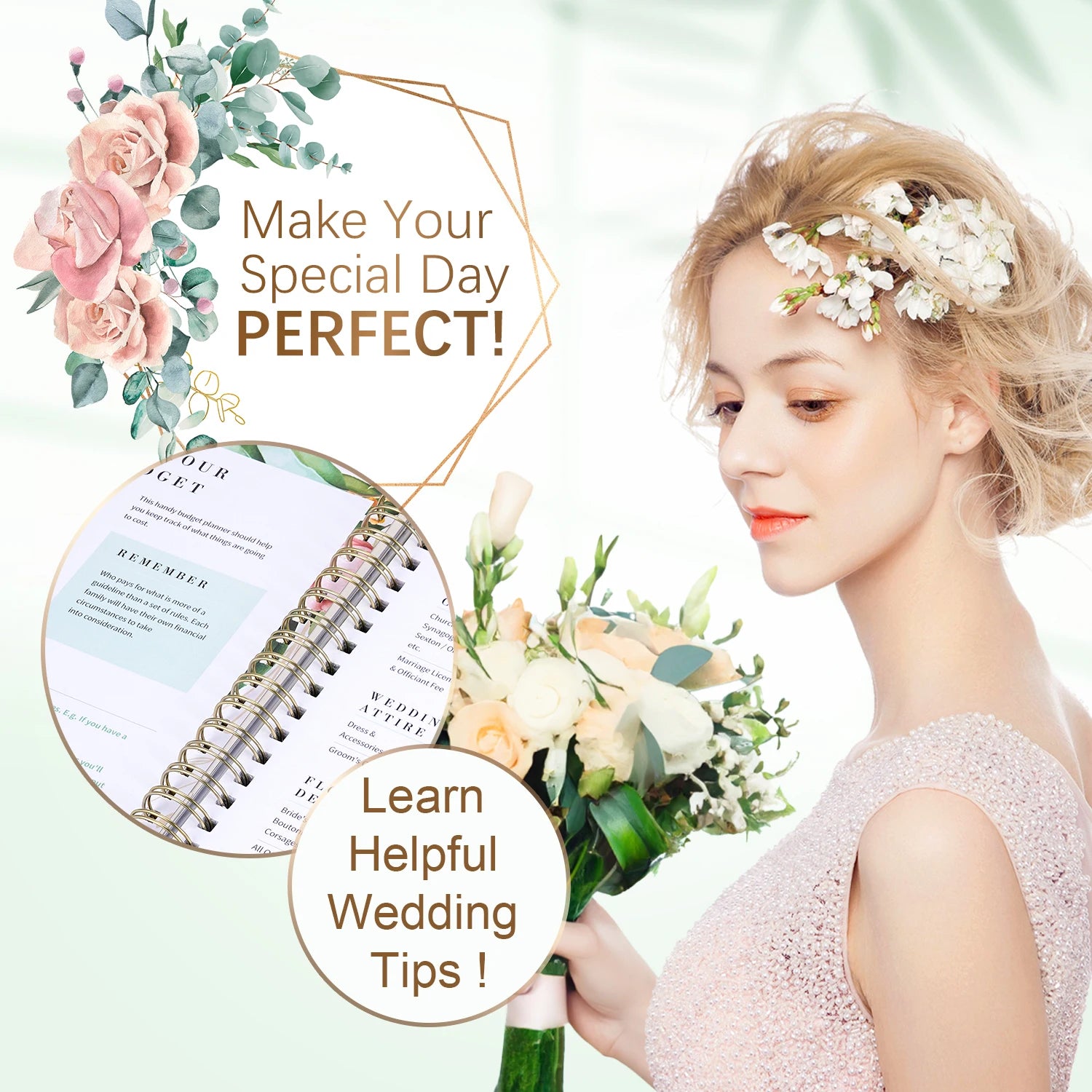 DIY Photo Album Wedding Guest Book Marry Planner Book Hardcover Wedding Diary Commemorative Wedding Diary Engagement Gift