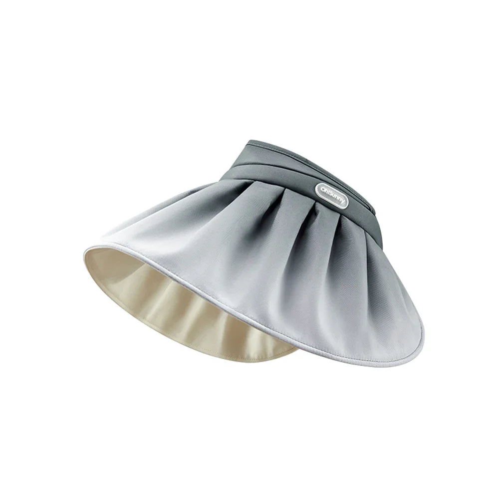 OhSunny Wide Brim Sun Hat,UPF50+ UV Protection Summer Vacation Shell Hats,Packable Lightweight Sun Visor for Women Beach Travel