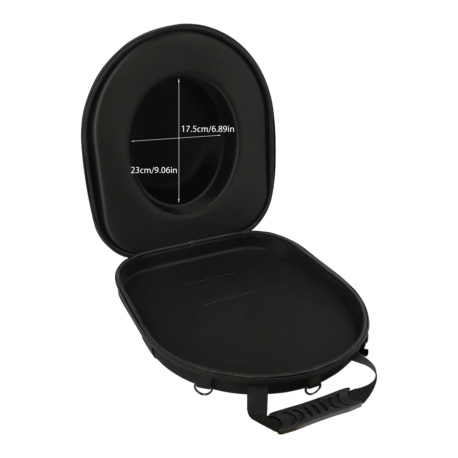 Cowboy Hat Storage Box - Zippered EVA Hat Organizer Bag for 7-10 Hats - Durable Polyester Travel Case W/ Shoulder Strap & Insert