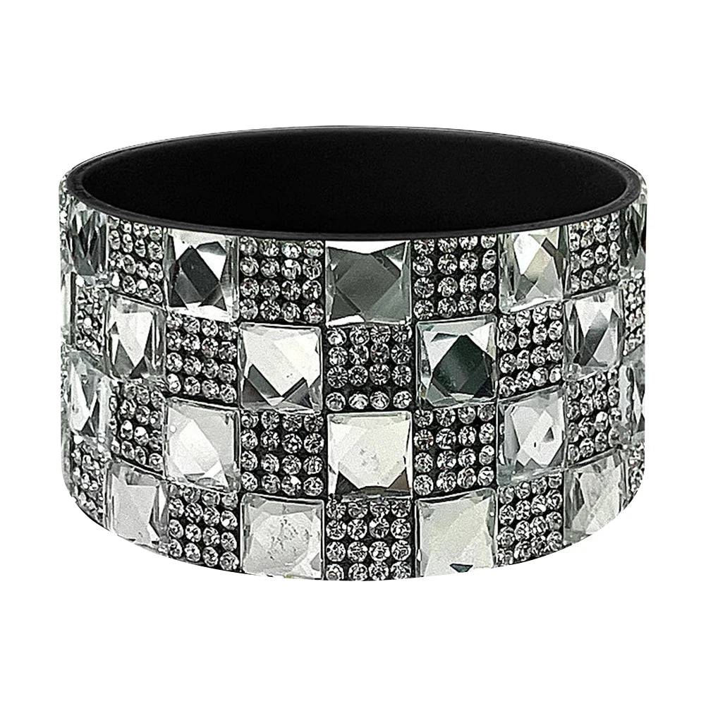 Diamond Bling Silicone Boot Wear Resistant Water Bottle Boot Sleeve Anti-Slip Water Bottles Bottom Sleeve for Stanley Cup 40oz