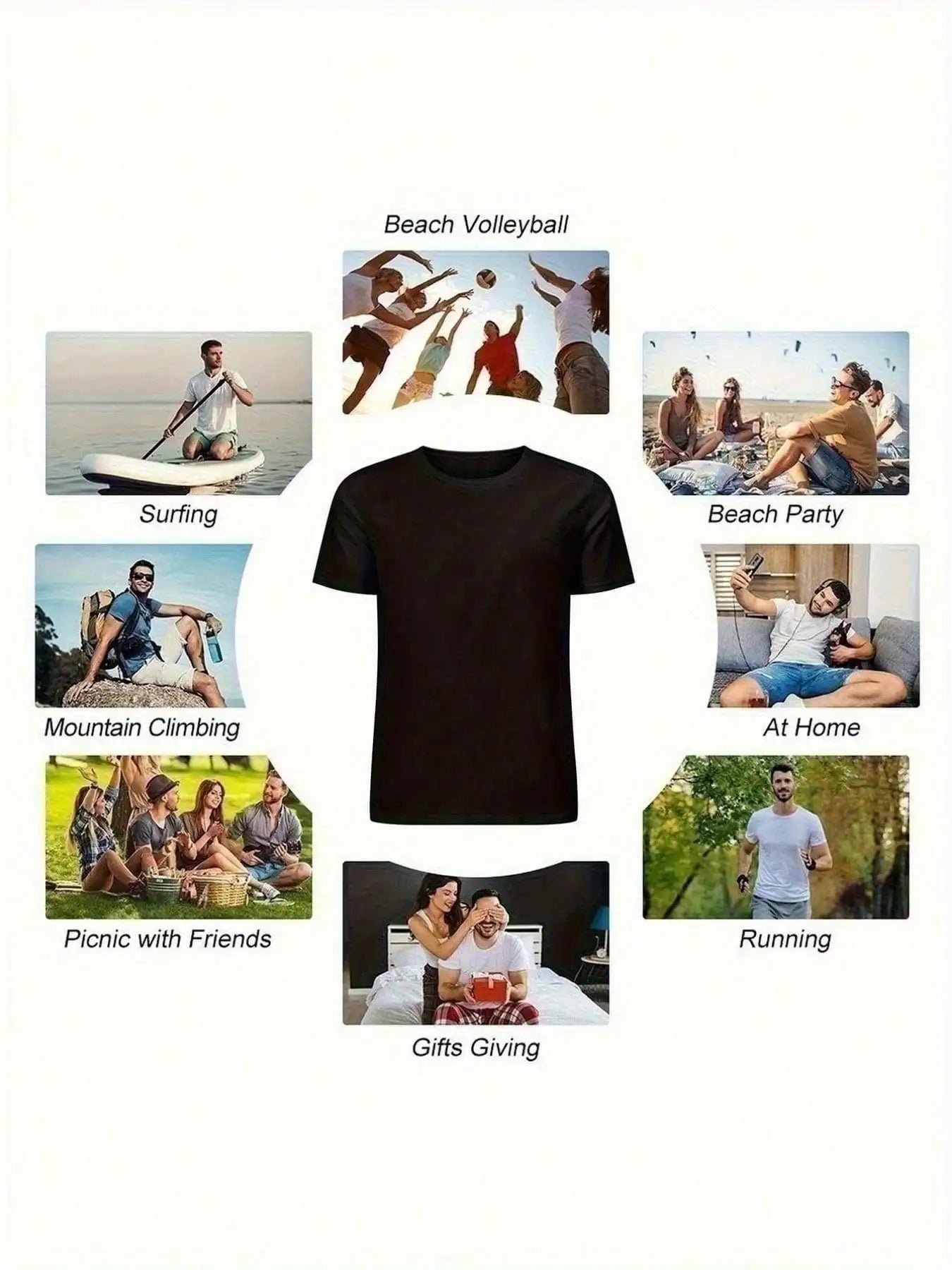 Boots On The Ground Western Cowboy Boot Graphic T-Shirt for Men - Black with Red & White Floral Print,