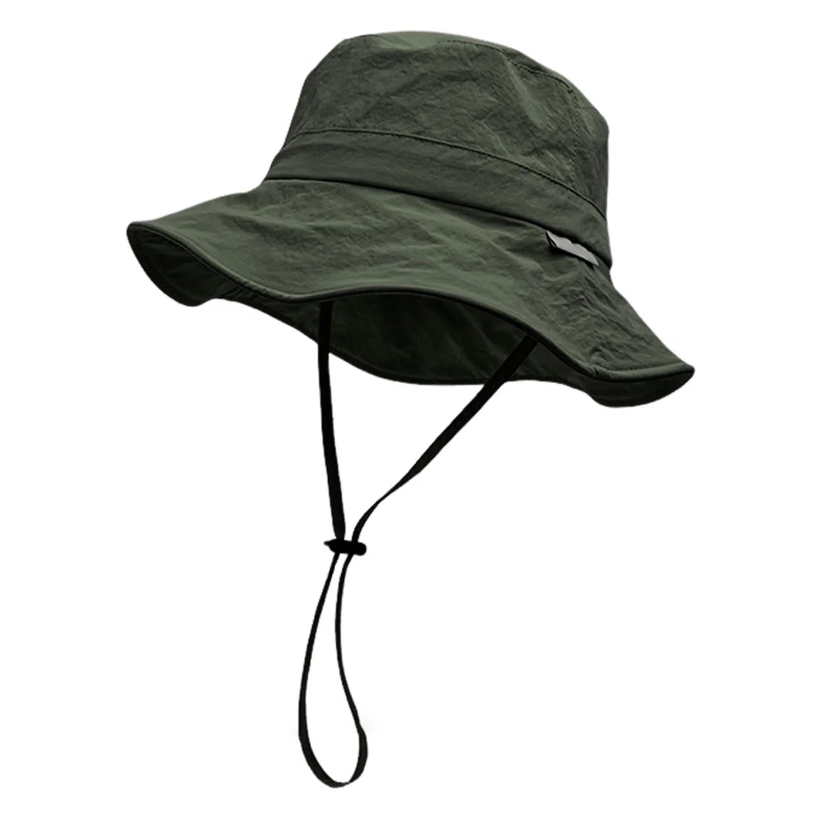 Classic Wide Brim Bucket Hat Drawstring Outdoor Breathable Summer Hats for Friend Family Neighbors Gift MIAO-US