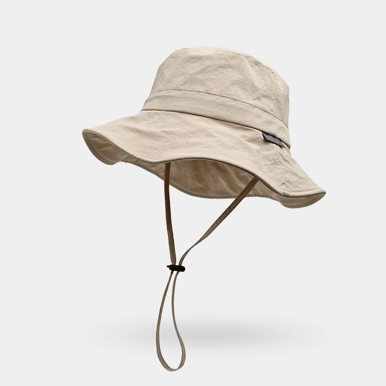 Classic Wide Brim Bucket Hat Drawstring Outdoor Breathable Summer Hats for Friend Family Neighbors Gift MIAO-US