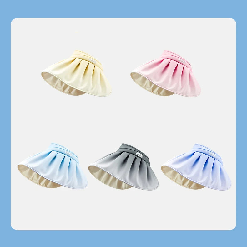 OhSunny Wide Brim Sun Hat,UPF50+ UV Protection Summer Vacation Shell Hats,Packable Lightweight Sun Visor for Women Beach Travel